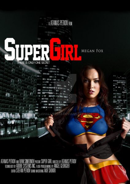 Megan Fox in the poster 