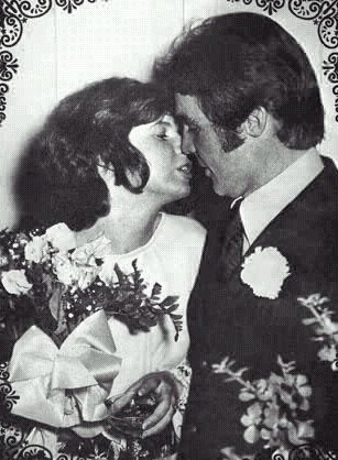 Kim Darby with her first husband, James Stacy