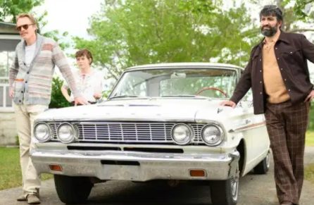 Colton Ryan posing for a photo with his co-actor