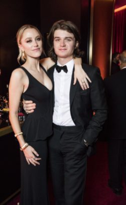 Joe Keery with his lovely girlfriend Maika Monroe