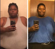 Jumoke Hill weight loss change photo