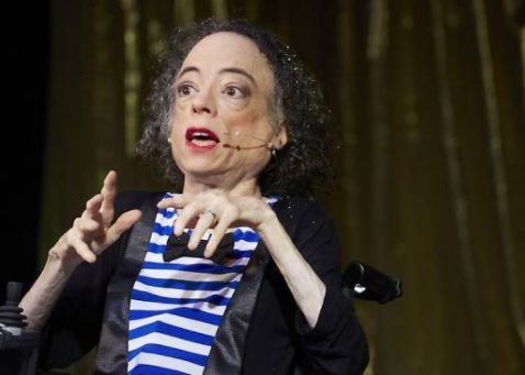  Liz Carr giving speech