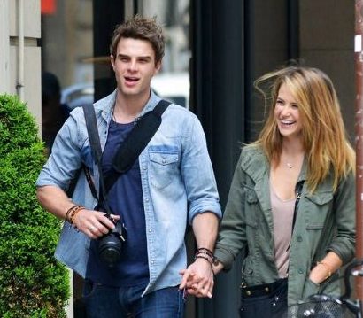 Hayley Clair Stewart with her ex-boyfriend Nathaniel Buzolic