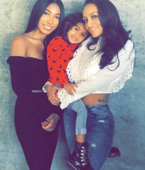  Terry Amey with his ex-wife Nia Amey and lovey daughter Zillah Jade Amey