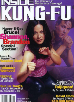 Shannon Lee photo in the poster 