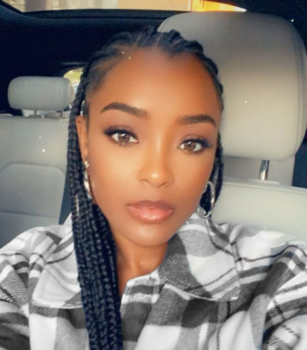 LaToya Tonodeo sitting inside her car