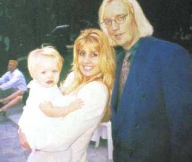 Late Jani Lane with his ex-wife Rowanne Brewer and daughter 