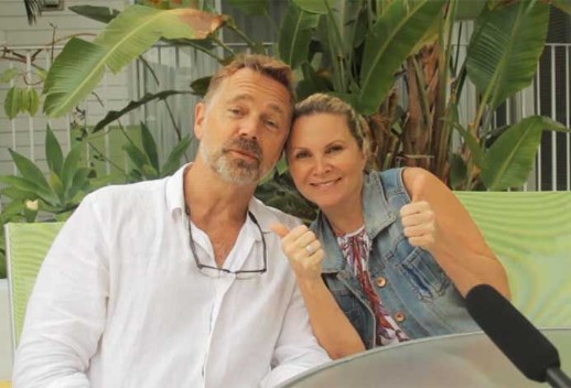 Alicia Allain with her husband, John Schneider