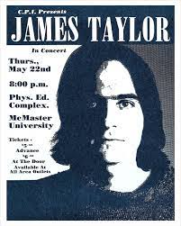 Caroline Smedvig's husband James Taylor in the poster