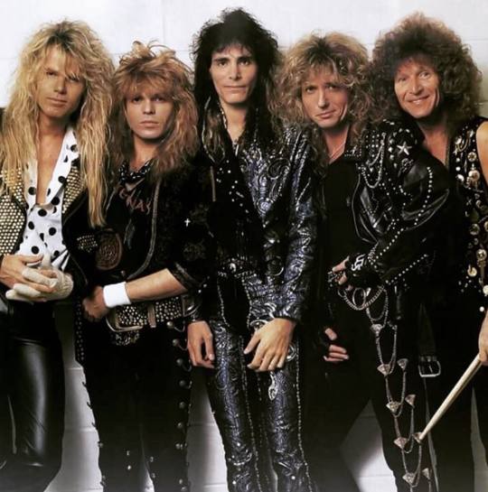 David Coverdale with his band members