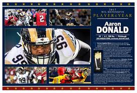 Jaelynn Blakey's husband Aaron Donald in the poster
