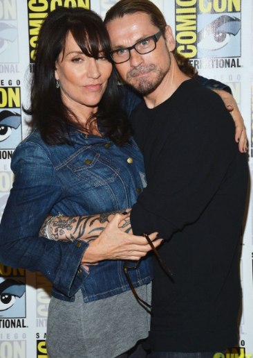Freddie Beckmeier's ex-wife, Katey Sagal with her husband, Kurt Sutter
