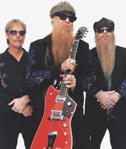 Gilligan Stillwater's husband, Billy Gibbons with his band members