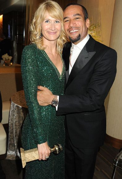 Jaclyn Matfus's husband Ben Harper with his second wife, Laura Dern