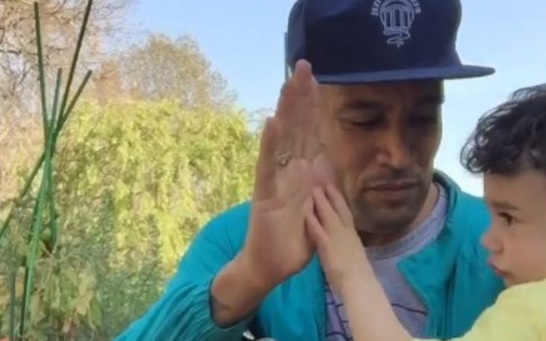 Jaclyn Matfus's husband Ben Harper with their son