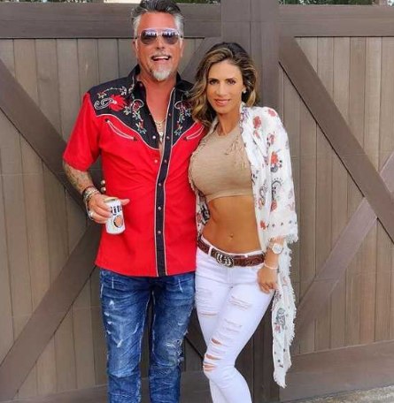 Katerina Panos Deason with her fiance, Richard Rawlings