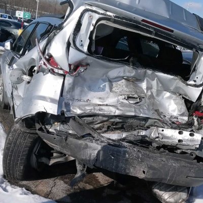 Kristen Nordland's husband, Britt Reid's crashed car