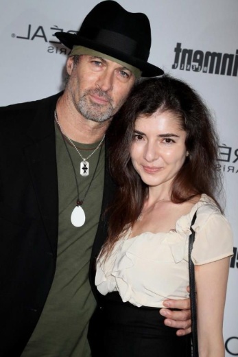 Kristine Sarayan with her husband, Scott Patterson