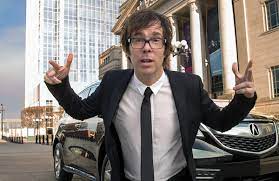 Ben Folds with the car