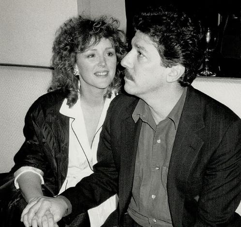 Peter Riegert with his ex-girlfriend, Bonnie Bedelia