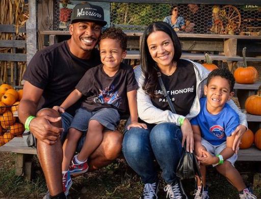RonReaco Lee with his wife, Sheana Freeman and two sons