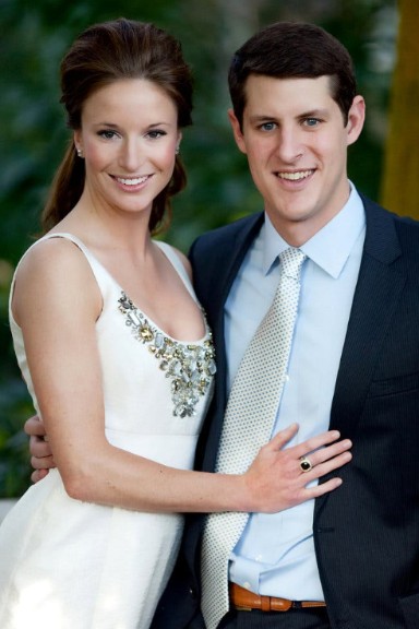 Walker Forehand with his wife, Kristin Fisher