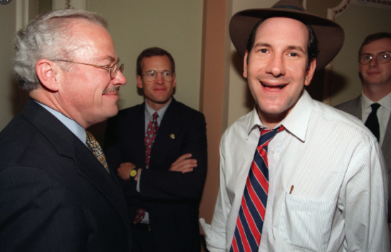 Matt Drudge with his senior
