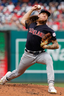  Mike Clevinger playing baseball