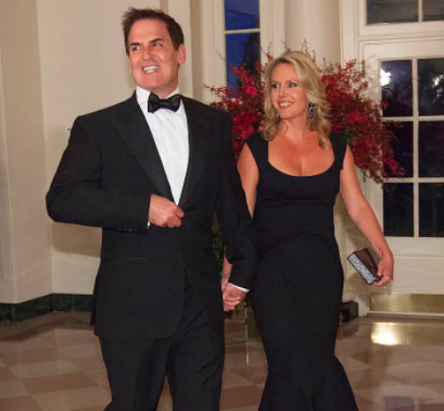 Mark Cuban with his lovely wife Tiffany Stewart