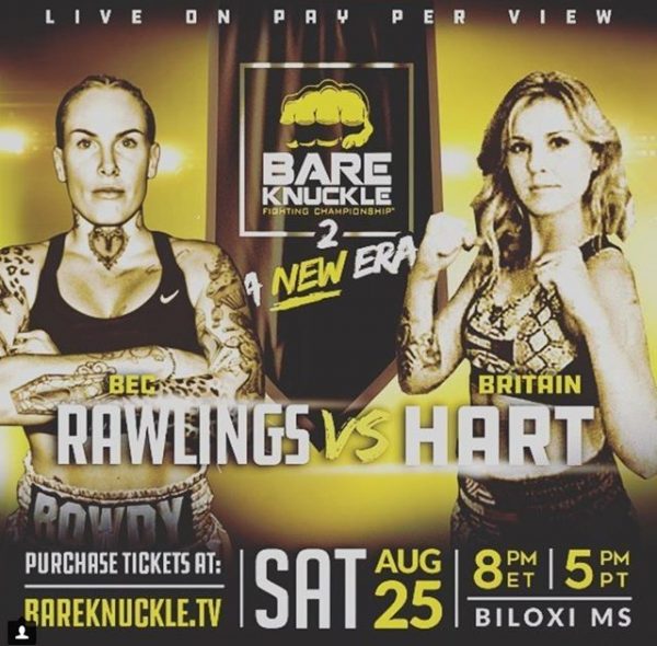 Bec Rawlings in the poster 