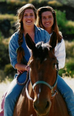 Lindsay Greenbush doing horse riding 