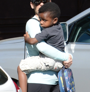 Louis Bardo Bullock with her mother