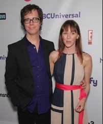 Ben Folds with his ex-wife Frally Hynes