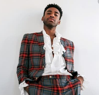 Titus Makin Jr. in a photoshoot 