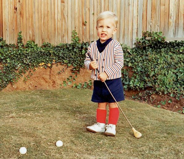 Evan Samuel Mickelson's childhood photo