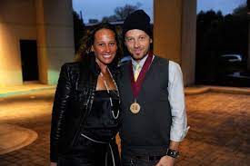 Amanda Levy McKeehan with her husband Toby mac