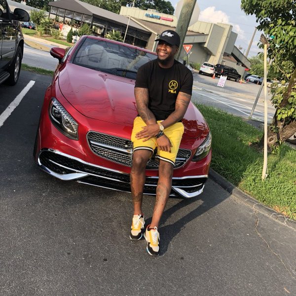 Mohamed Sanu with the car