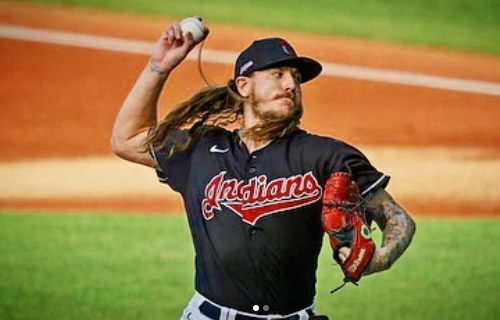 Mike Clevinger playing baseball 