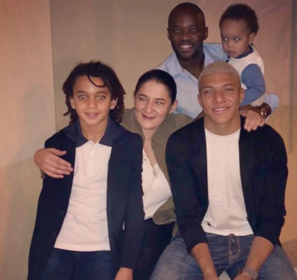  Wilfried Mbappe family photo 