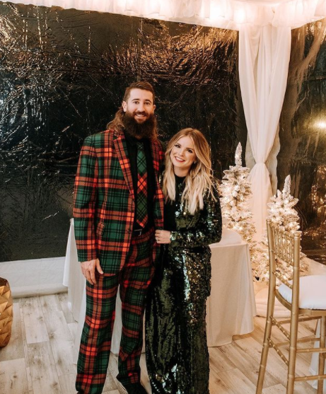 Charlie Blackmon with his wife Ashley Cook 