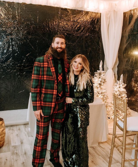 Charlie Blackmon with his wife Ashley Blackmon