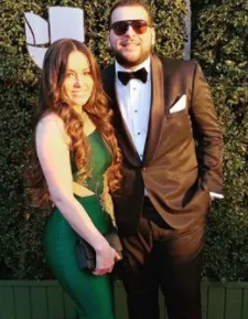 El Fantasma with his wife Perla Limón Elenes