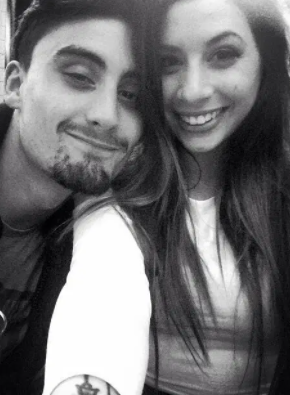 Late Kyle Pavone clicking selfie with his beautiful girlfriend Allie Ciotti