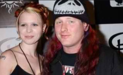 Corey Taylor with his ex-wife Scarlett Taylor 