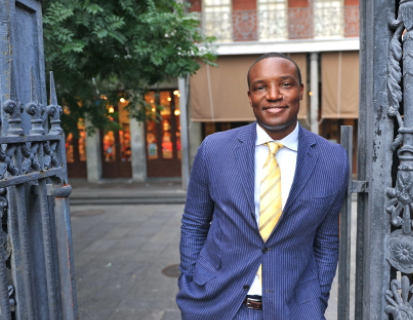 Kwame Jackson posing for a photo