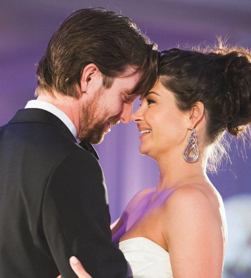 Stephanie Beran with her husband Scott Martin