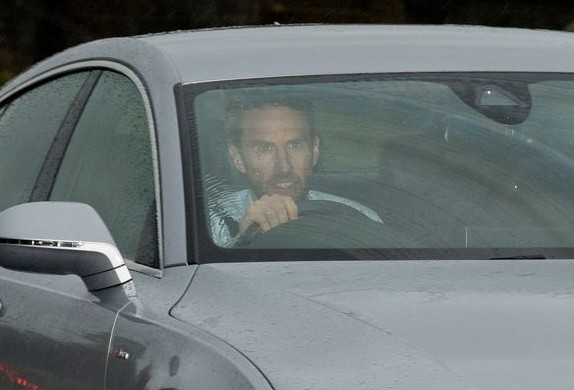Alison Southgate's husband, Gareth Southgate driving his car