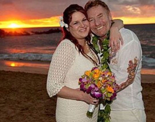 Amy Railsback and Danny Bonaduce's wedding photo