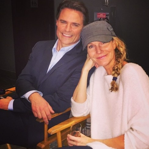 Becky Southwell with her husband, Dylan Neal