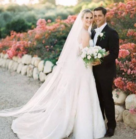 Cassidy Boesch and Samuel Page on their wedding day